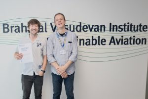 Toby Bryce-Smith with Prof Rafael Palacios