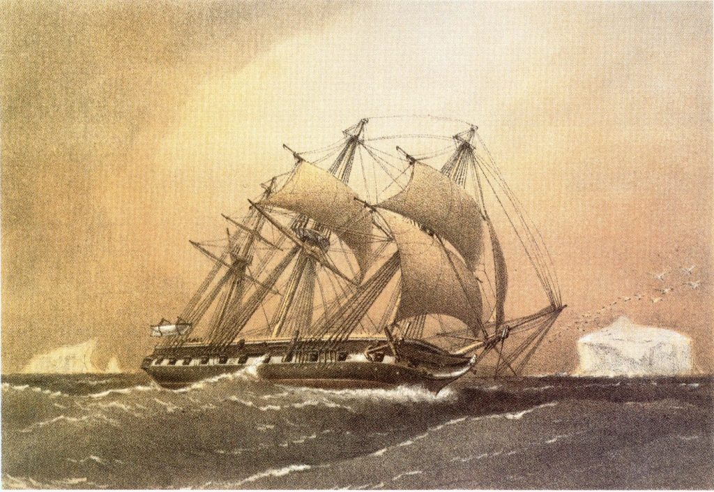 Painting of the Challenger vessel by William Frederick Mitchell. Image credit: Wikipedia.