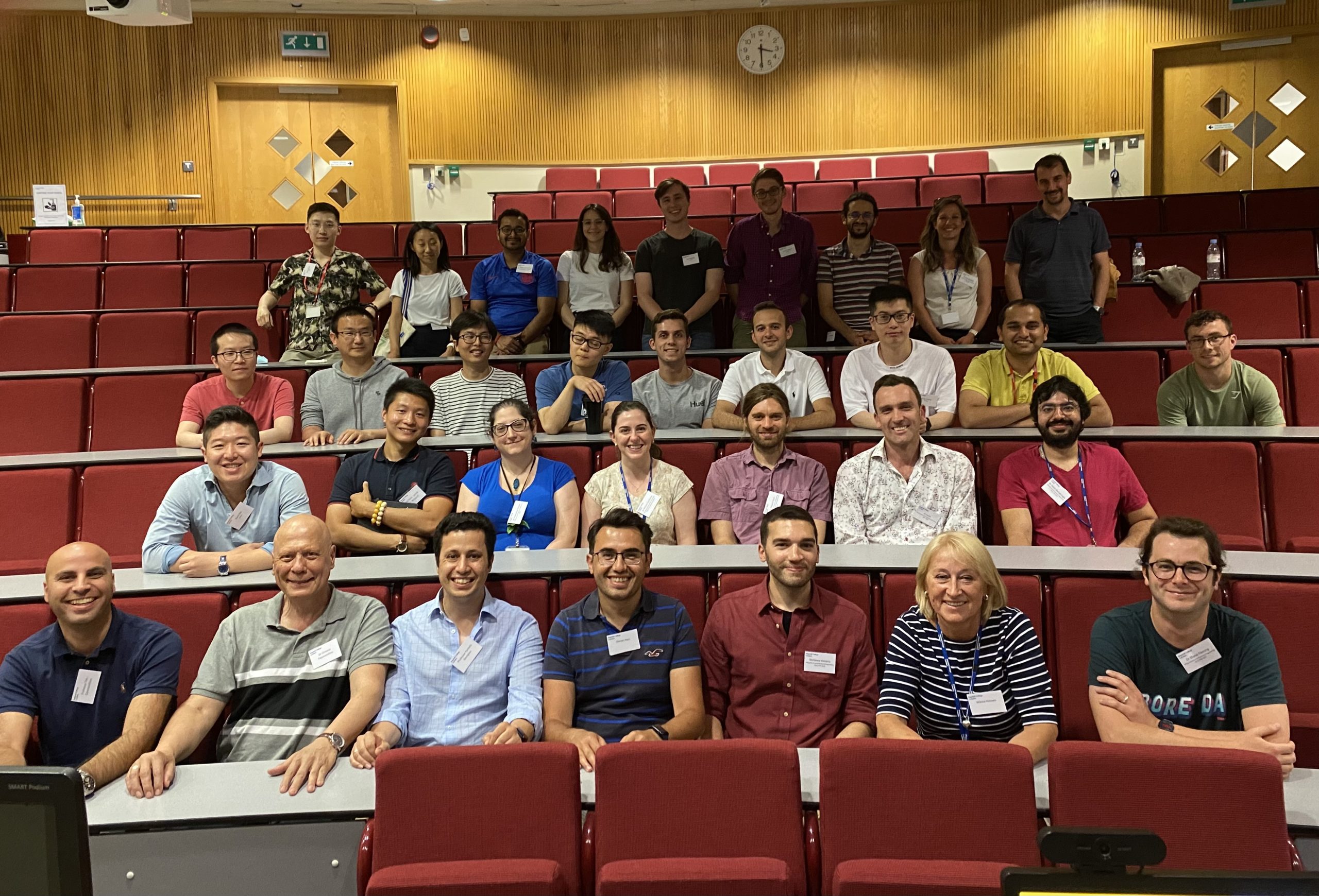 Former students and staff at the CAS alumni day