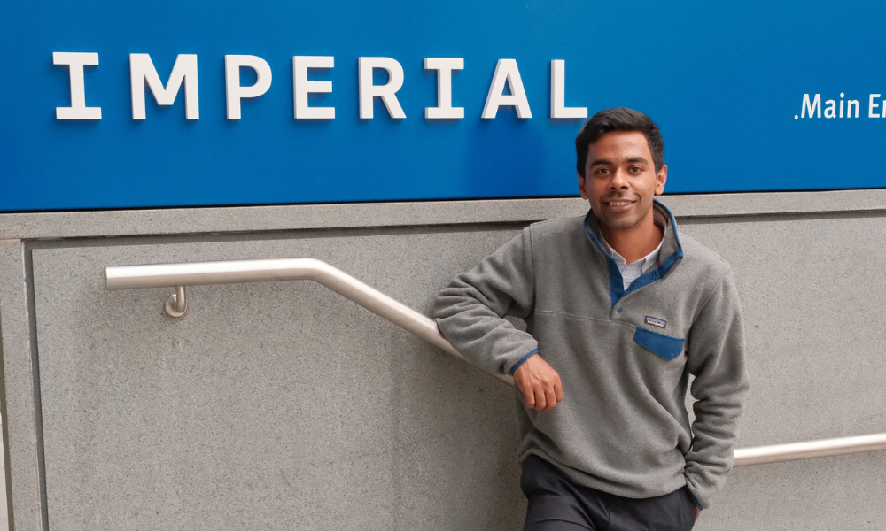 Anas Khan at Imperial