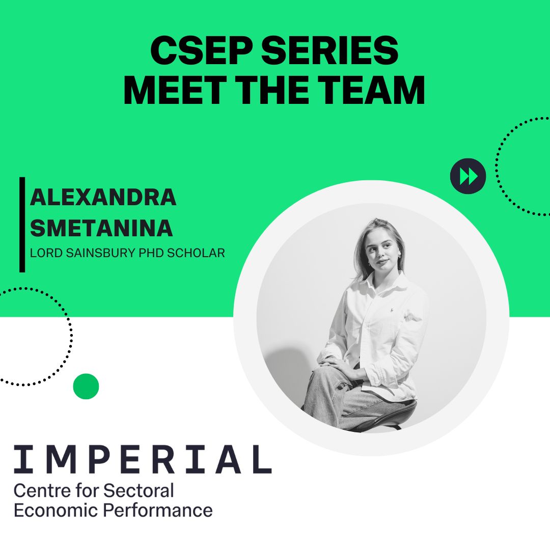 Meet the CSEP Team Series: Alexandra Smetanina - Centre for Sectoral ...