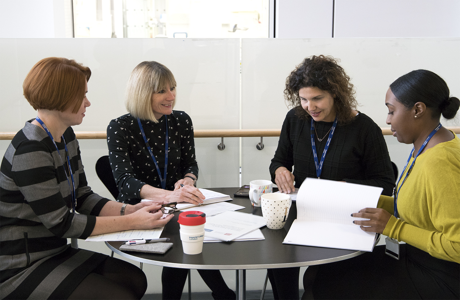 Joanna with members of the Department's Athena SWAN Self-Assessment Team