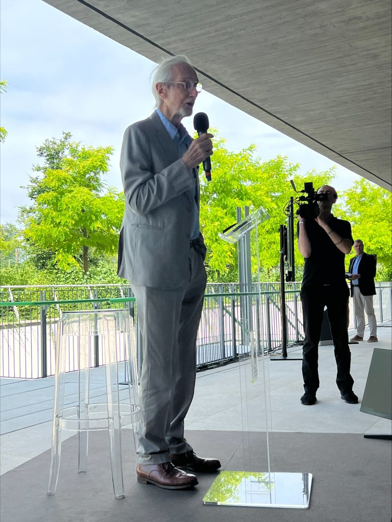 Renzo Piano speaking at the inauguration event. Credits: IGHI