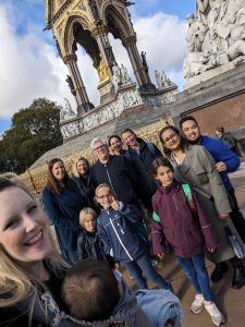 IGHI Staff, students and families gather at the Albert Memorial