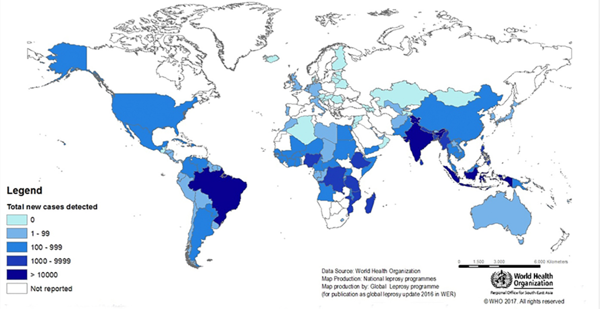 leprosy map