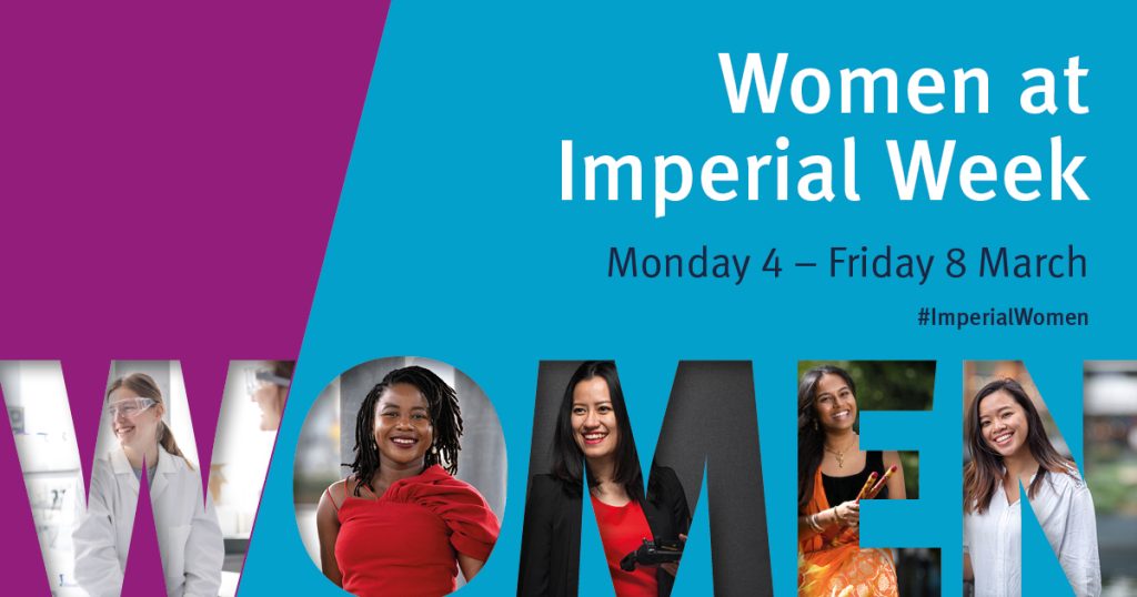 Women at Imperial Week graphic