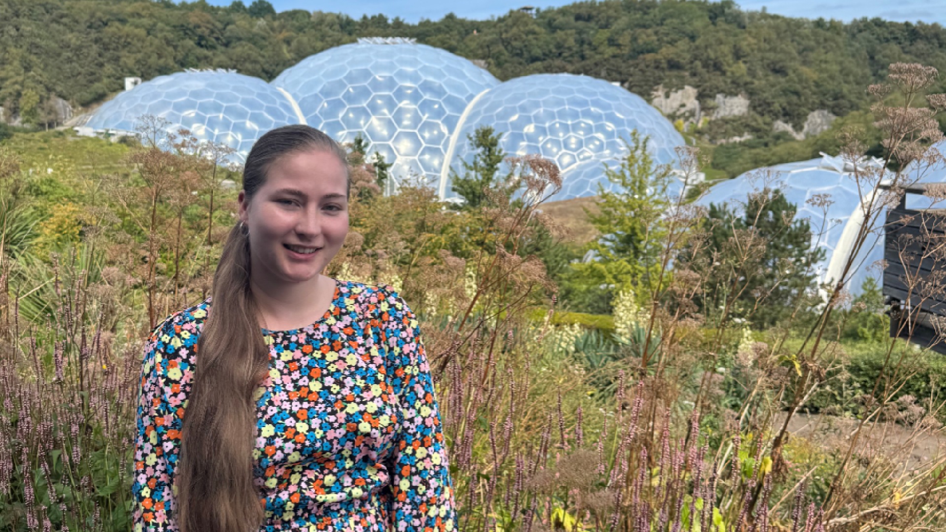 Jess at the Eden Project