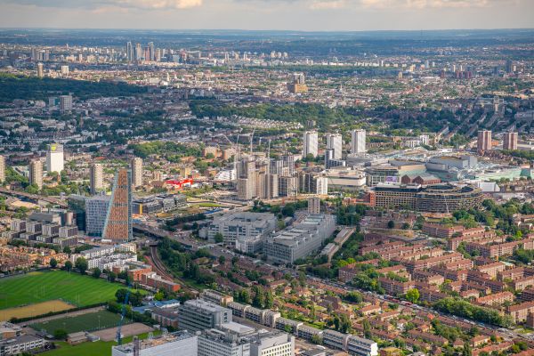 Aerial view of White City