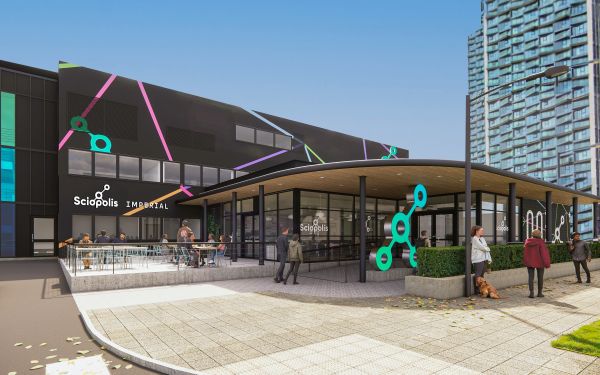 Computer generated image of the One Portal Way development in Old Oak