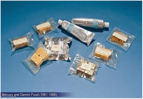 Space food in various formats