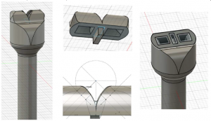 Fusion360 model of final product’s casing