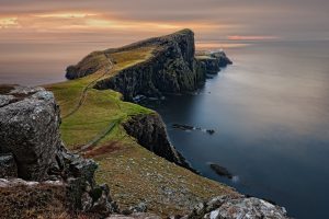 The highlands in Scotland