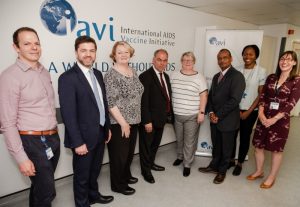 APPG on Vaccinations for All visited Imperial‘s International AIDS Vaccine Initiative (IAVI) Human Immunology Laboratory (HIL) in July 2019.