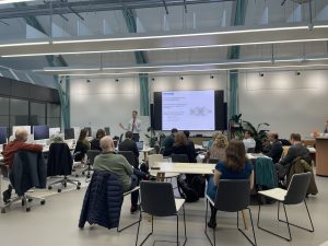 A classroom of AI Policy Fellows at Imperial College London