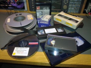 The various tape formats we have to work with